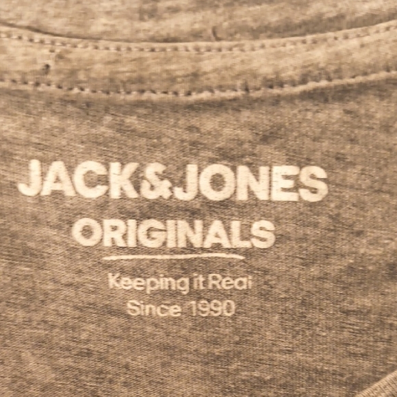 Jack & Jones Gray Monkey Graphic Tee - Picture 2 of 6